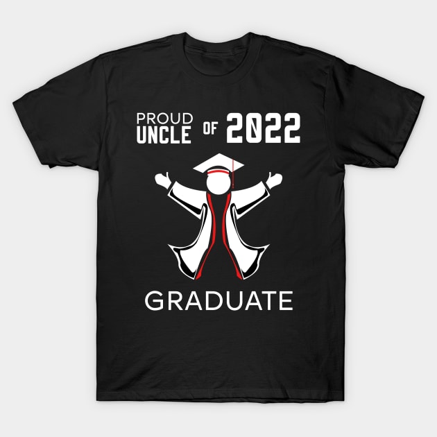 Proud uncle of 2022 graduate red T-Shirt by HCreatives